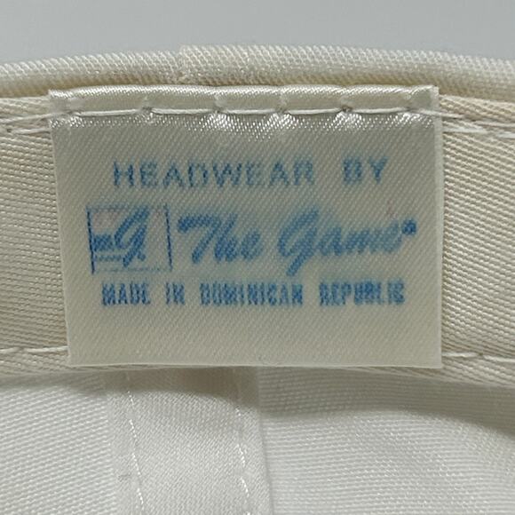 Vintage 90s Nebraska Cornhuskers Hat Cap UNL 3 Bar Line The Game Snapback White - Picture 13 of 15